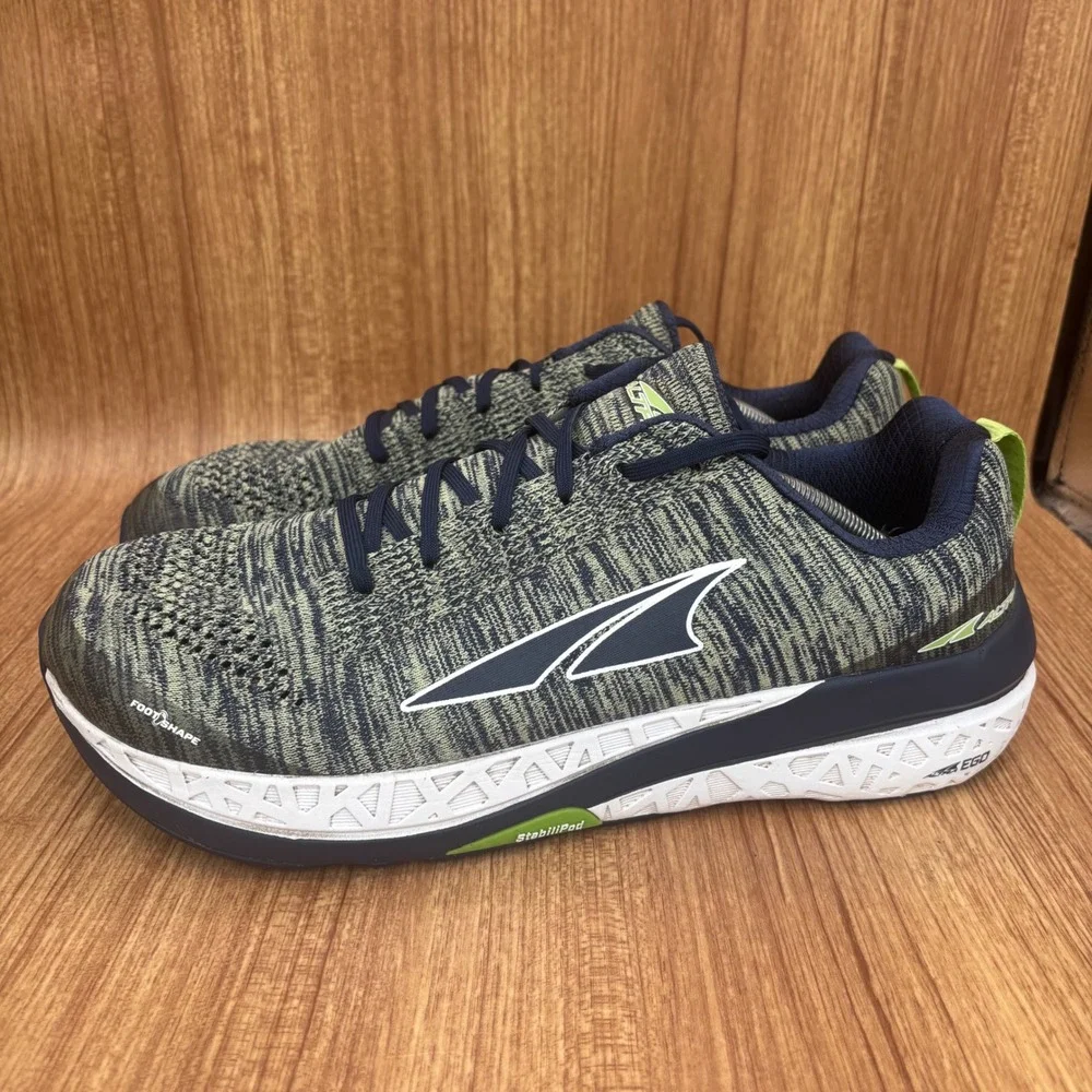 Altra Paradigm 4.5 Running Shoes Mens 13 Green Blue ALM1948G004 Stability Shoe